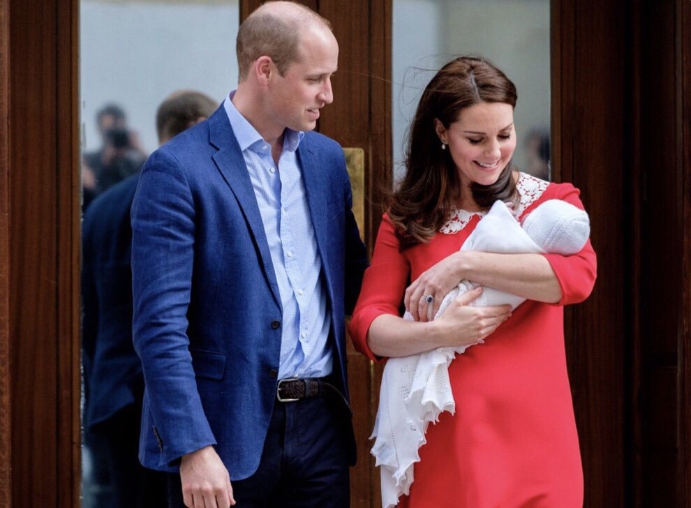 The Duke and Duchess of Cambridge reveal their baby’s name